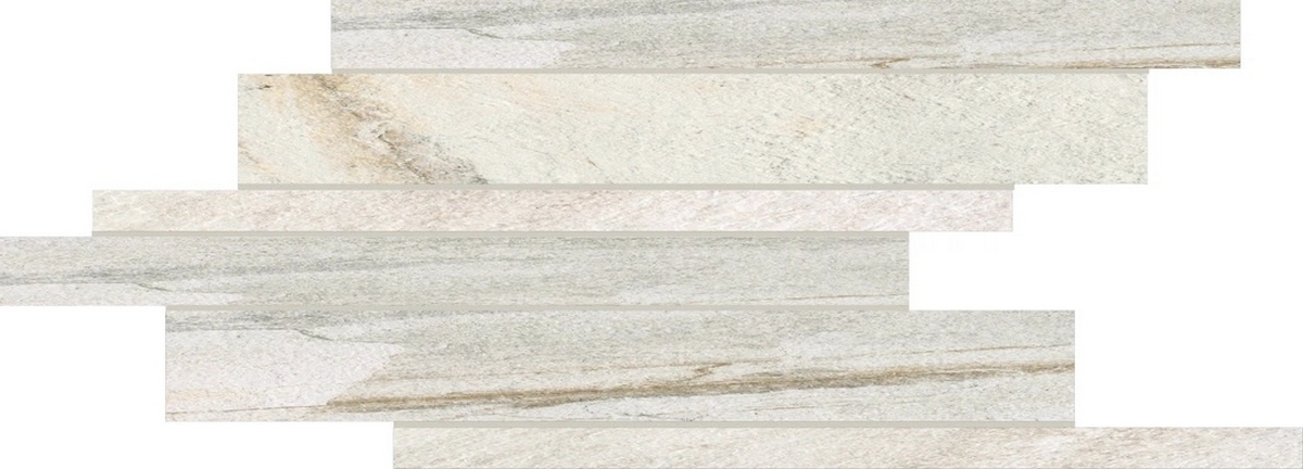  Walks 1.0 White Modulo Listello Sfalstato 21x40