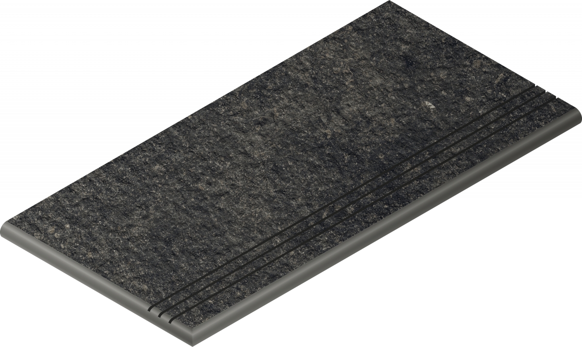  X2 Ступень Закруг. Room Black Gradino Round Grip Sx X2 30x60