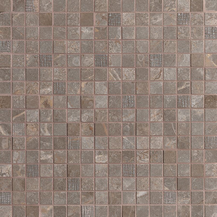  Roma Stone Pietra Brown Mosaico  30.5x30.5