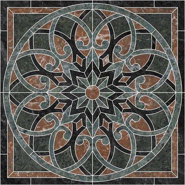  Риальто Наборный Лаппатированный 20x120