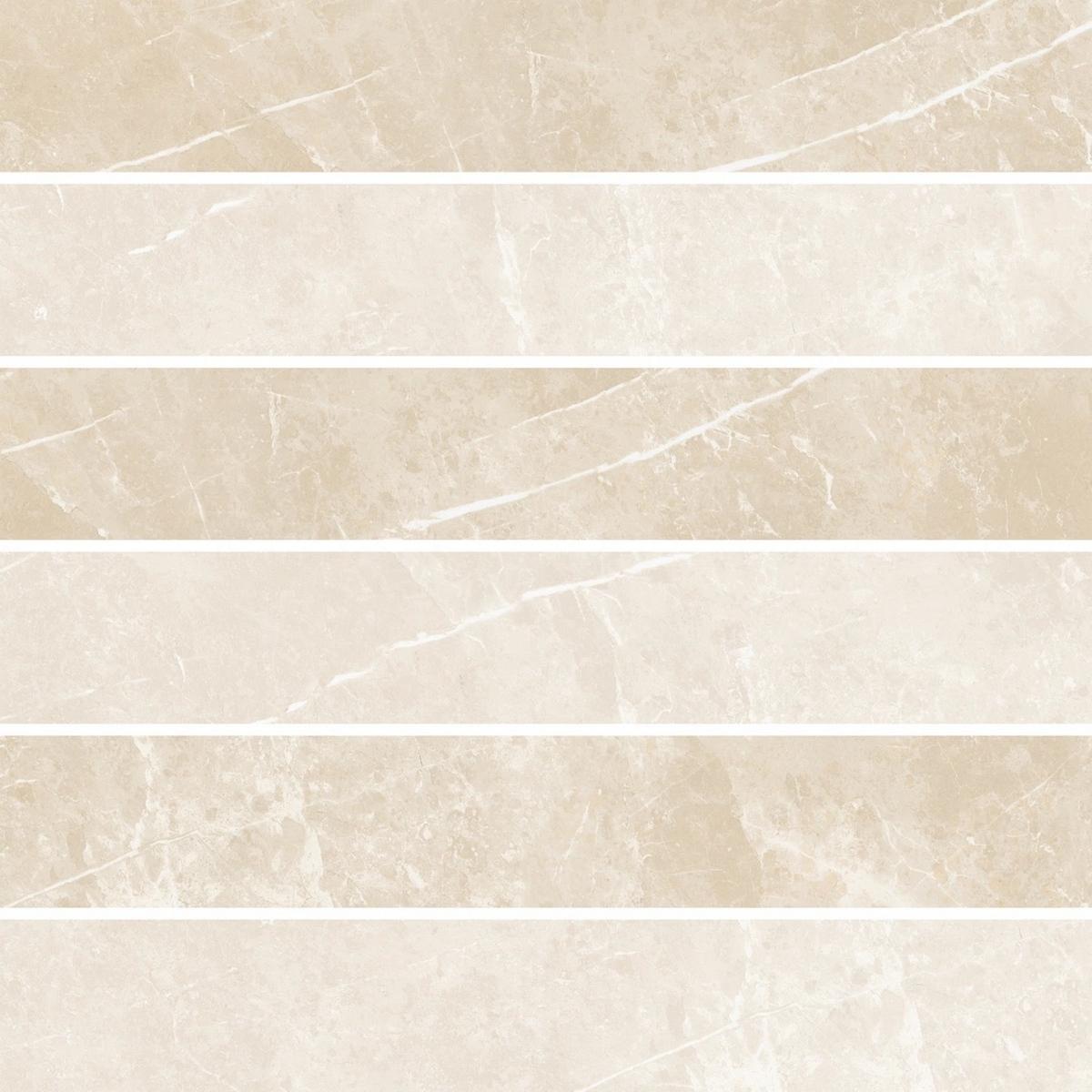 Керамогранит Elemental Stone Cream Dolomia Mos 3D Lucido 30x30