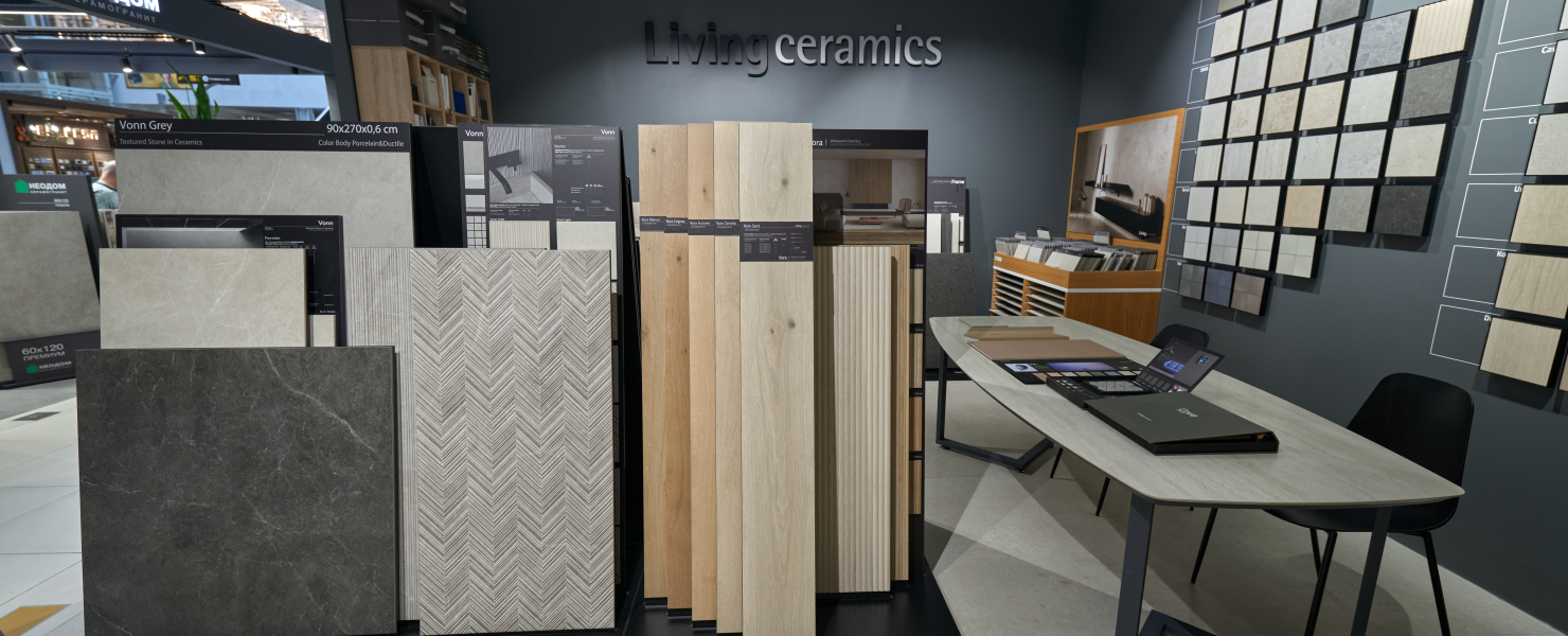 Шоу-рум Living Ceramics в ЦДиИ Экспострой