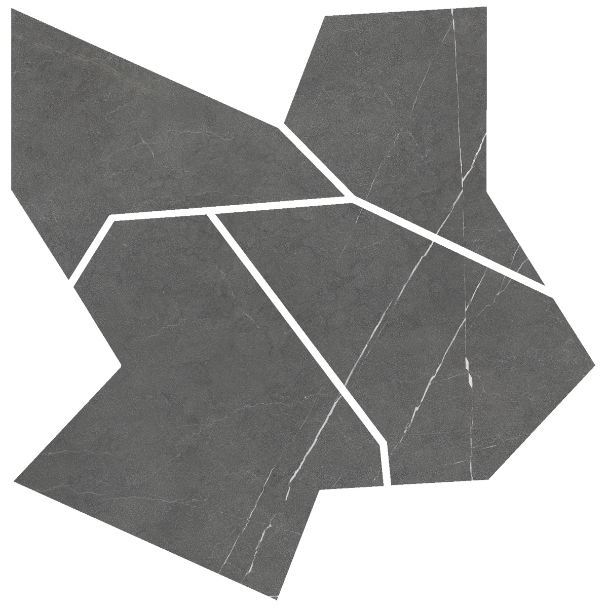 Deco Mosaic Anthracite Soft