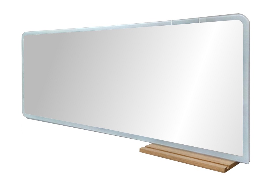 PURE LINE WOOD Зеркало 140х50 cm со светодиодной подсветкой, динамиками, поддержкой Bluetooth устройств