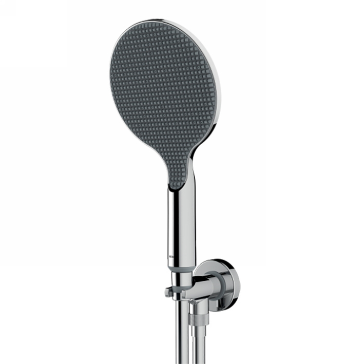 BOSSINI APICE Комплект для душа с держателем с подводом воды, ручным душем и шлангом 1500 мм., цвет хром CE3002C.030