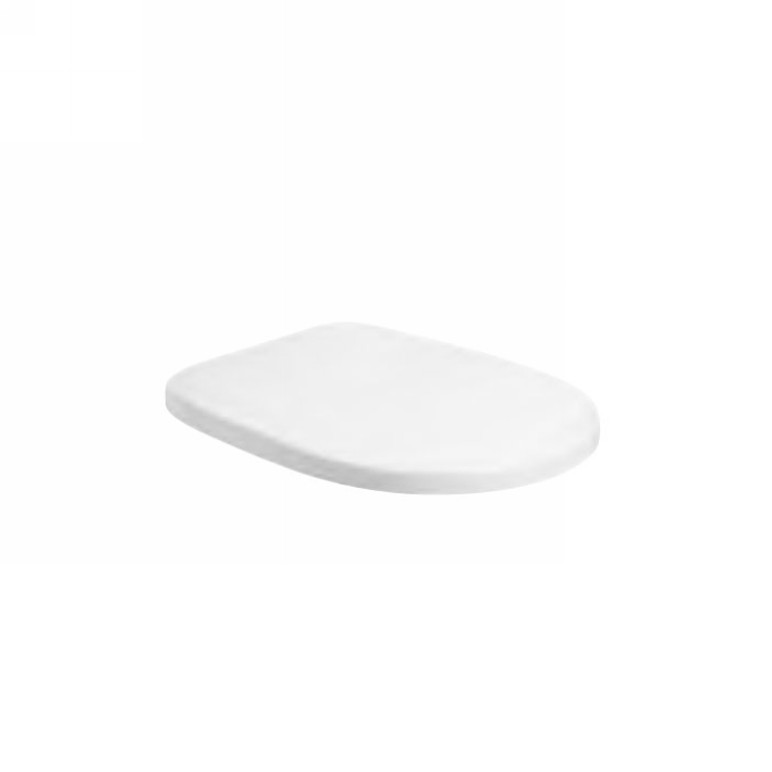 AZZURRA Pratica Сиденье для унитаза 62,5 см , цвет белый с шарнирами хром (микролифт) PRA1800/F