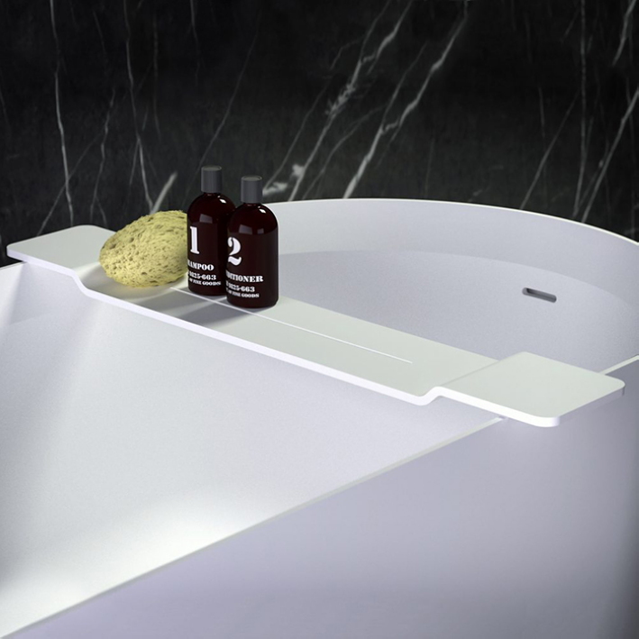Knief Подставка на ванну 90х15х3 см, цвет белый матовый 0600-058-01