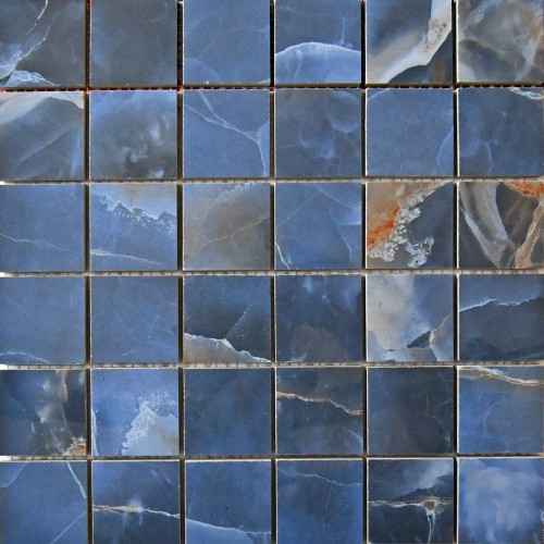 Mosaico Onix Azul 5x5