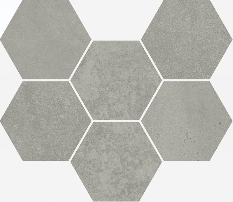 Terraviva Grey Mosaico Hexagon Nat 25x29