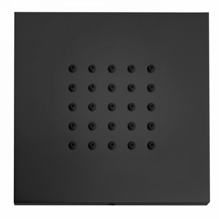 Bossini Cubic Flat Г/м настенная форсунка 10*10 см, цвет: черный матовый I00176.073