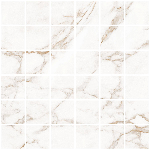 Blanc Statuario Gold Mosaic 55 Soft Керамогранит 30x30