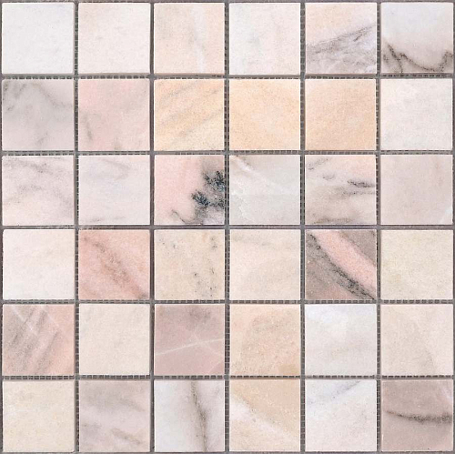 Pietrine Rosa Salmone Pol 4.8х4.8  Камень 30.5x30.5
