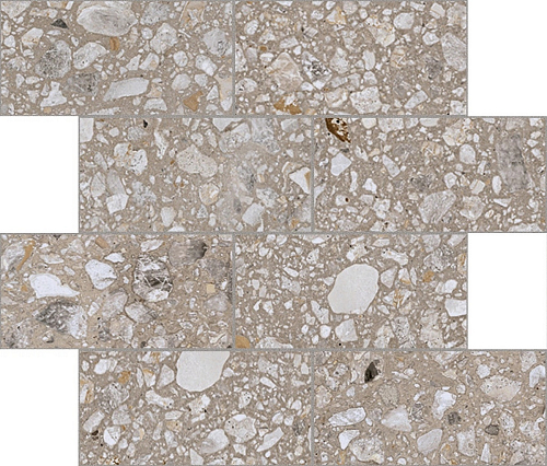 Match Up Cerim Ear Grey Mix Glossy 6 Mm Muretto  Керамогранит 30x30