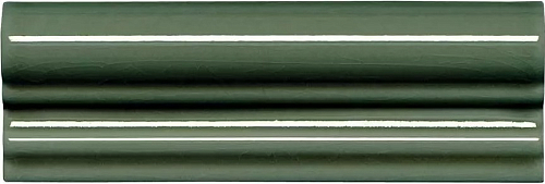 Modernista Moldura Italiana Pb C/C Verde Oscuro  Керамическая плитка 5x15