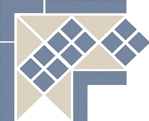 Octagon Corner Lisbon With 1 Strip (Tr16 Dots 11 Strips 11) Керамическая плитка 21.5x21.5