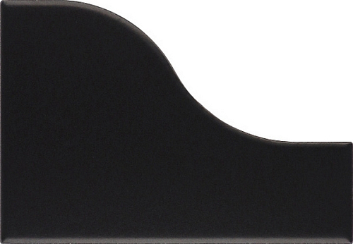 Curve Black Matt  Керамическая плитка 8.3x12