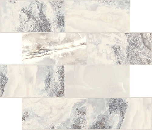 Onyx and More White Blend Satin 6mm Muretto Керамогранит 30x30