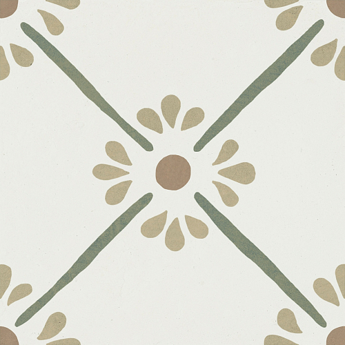 Provenza Green Flower  Керамогранит 22.3x22.3