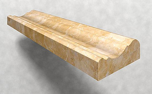 Moldings 02 Молдинг Latte PJG-YXXT002-NT  Мрамор 8x120