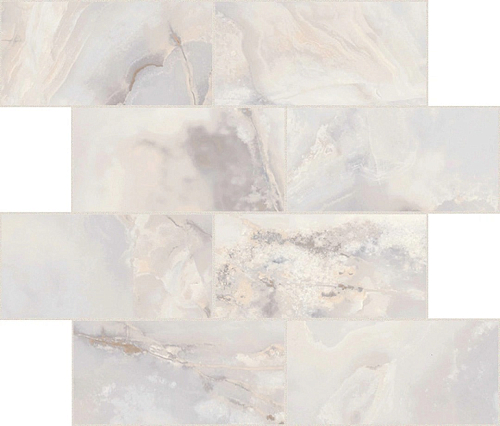 Onyx and More White Onyx Glossy 6mm Muretto Керамогранит 30x30