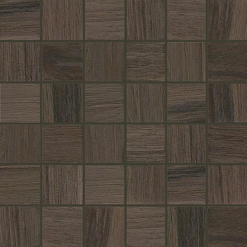Wooden Tile Brown Mosaico Sfalstato Nat  Керамогранит 30x30