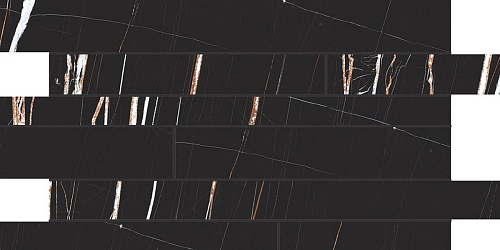 Stones & More 2.0 Sahara Noir Matte Listello Sfalsato  Керамогранит 30x60