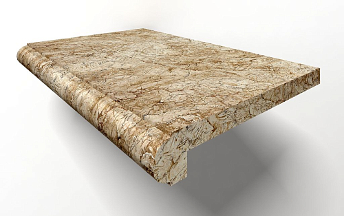 Stairs Desert Gold Solid Mb004  Мрамор 30x100
