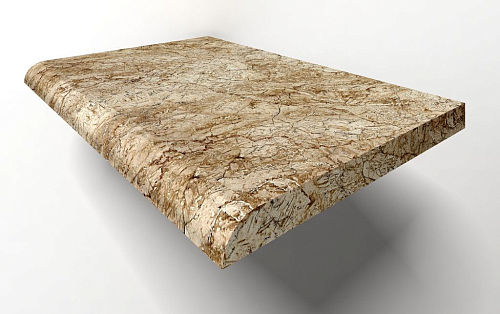 Stairs Desert Gold Solid Mb008  Мрамор 30x100