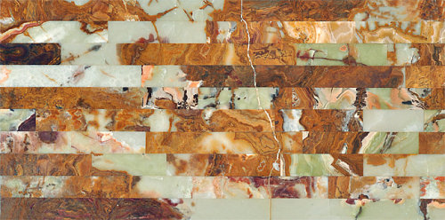 Matrix 01 Matrix Tile Green Puzzel Onyx MC074  Мрамор 30x60