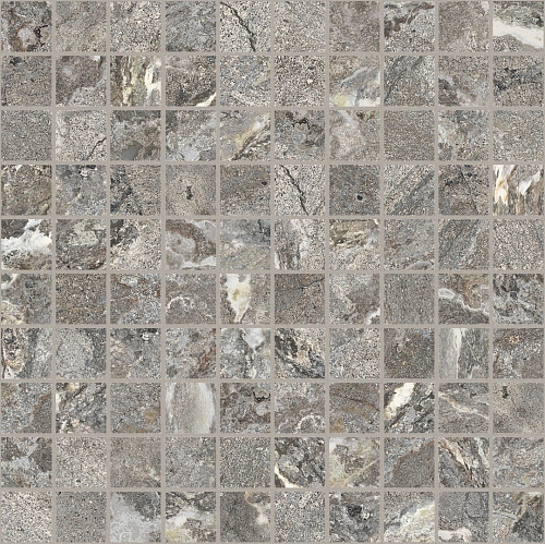 Onyx and More Silver Porphyry Strutturato Mosaico 3x3 Mosaico 3x3 Керамогранит 30x30