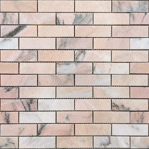 Pietrine Rosa Salmone Pol 2.3х7.3  Камень 29.8x29.8