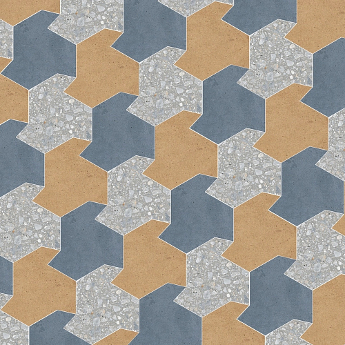 Match Up Cerim Shapes Earl Grey Cinnamon Blueberry Comfort Керамогранит 48.3x50