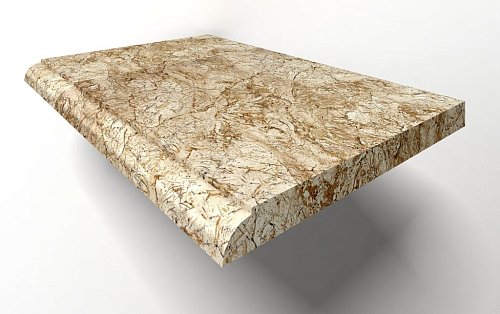 Stairs Desert Gold Solid Mb009  Мрамор 30x100