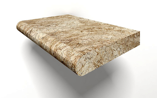 Stairs Desert Gold Solid Mb002  Мрамор 30x100