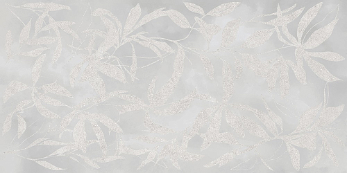 АртВолл Цветы Серый Матовый Керамогранит 60x120