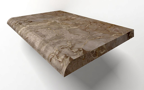Stairs Desert Grey Solid Mb008 MB008-GREY  Мрамор 30x100