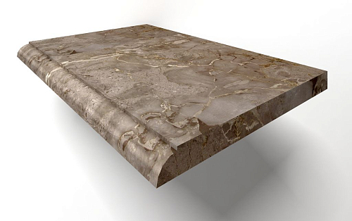 Stairs Desert Grey Solid Mb009 MB009-GREY  Мрамор 30x100