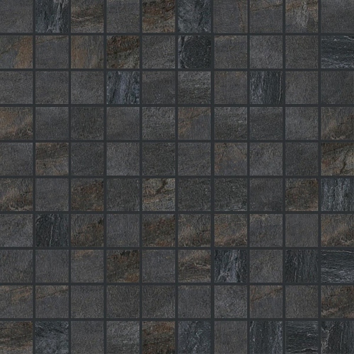 Walks 1.0 Black Mosaico 3x3  Керамогранит 30x30