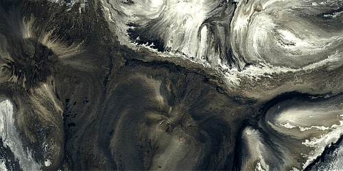 Арабески Блэк Полированный Керамогранит 60x120