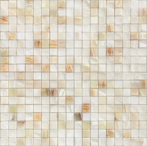 Pietrine Onice Jade Bianco Pol 1.5х1.5  Камень 30.5x30.5