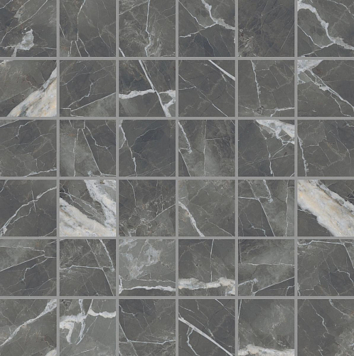 Stones & More 2.0 Calcatta Black Smooth Mosaico 5X5  Керамогранит 30x30