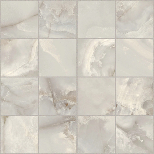 Onyx and More Silver Onyx Glossy 6mm Mosaico Керамогранит 30x30