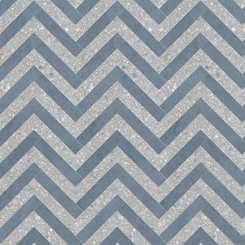 Match Up Cerim Decoro Zig Zag Earl Grey-Blueberry Comfort  Керамогранит 24.4x48.1