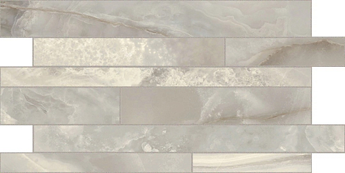Onyx and More Silver Onyx Glossy Modulo Listello Sfalsato Керамогранит 30x60