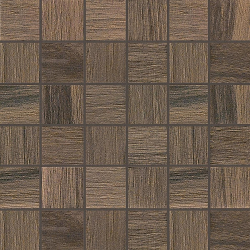 Wooden Tile Walnut Mosaico Sfalstato Nat  Керамогранит 30x30