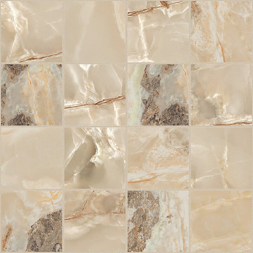 Onyx and More Golden Blend Satin 6mm Mosaico Керамогранит 30x30