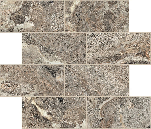 Onyx and More Golden Porphyry Strutturato 6mm Muretto Керамогранит 30x30
