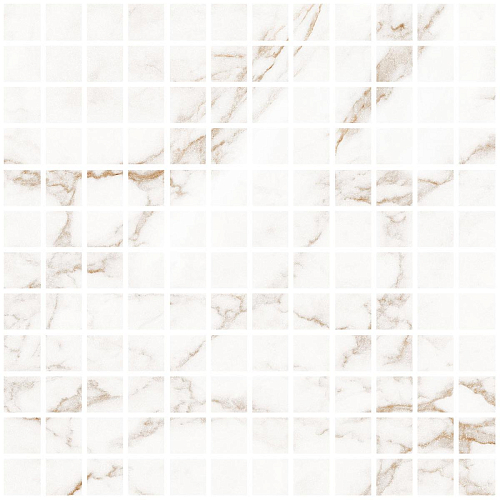 Blanc Statuario Gold Mosaic 25 Soft Керамогранит 30x30