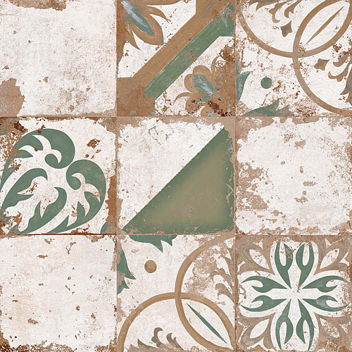 Memory 7 Verde Мультиколор Brillo  Керамогранит 58x58