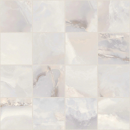 Onyx and More White Onyx Glossy 6mm Mosaico Керамогранит 30x30